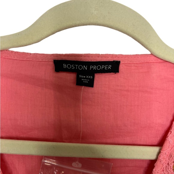 Boston Proper Lace Embroidered Mini Dress, NWOT, Size XXS - Picture 5 of 9